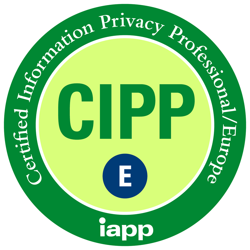 CIPP/E · Certified Information Privacy Professional / Europe
